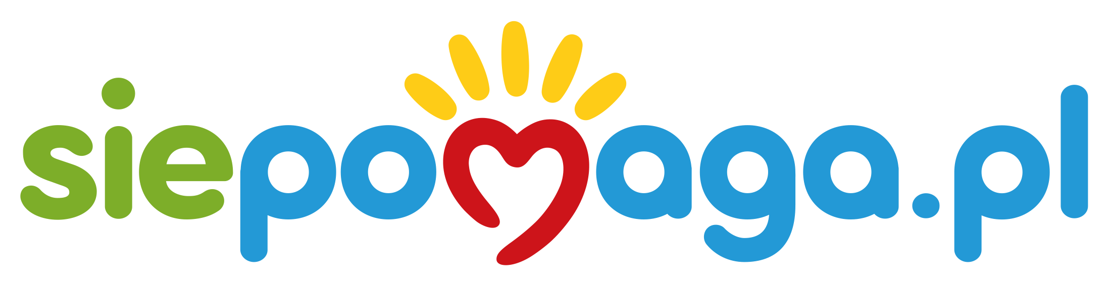 Logo siepomaga - największego portalu zbiórek charytatywnych online