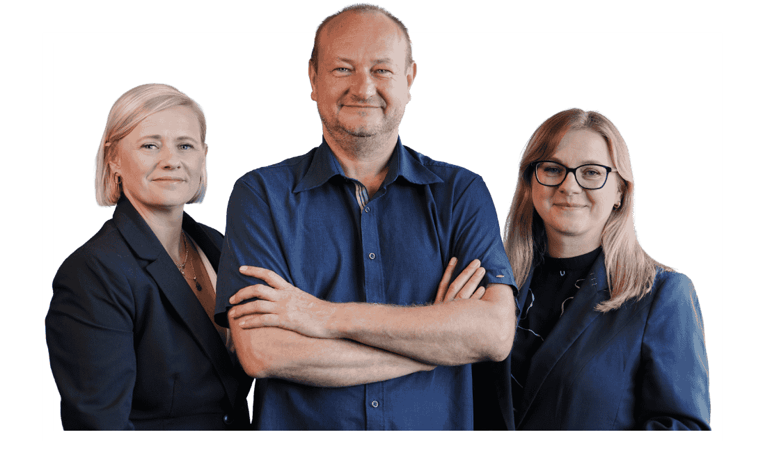 Zarząd Fundacji - Marta Ochocińska, Agnieszka Ryznar i Przemysław Szczygłowski